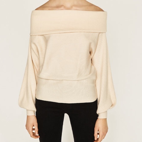 Zara off the shoulder sweater - Picture 3 of 5
